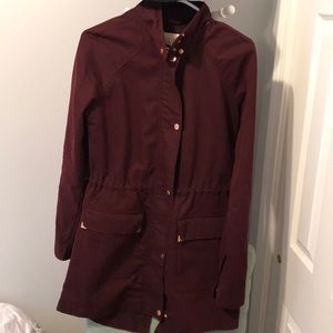 Maroon fall jacket from target